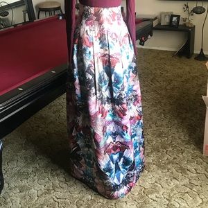 Ted Baker Mirrored Minerals Maxi Skirt!